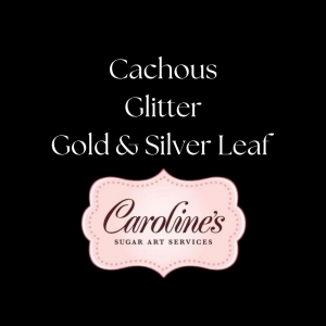 Cachous - Glitter - Gold & Silver Leaf